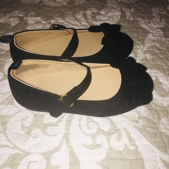 Gymboree Black Mary Jane flats. Black. Sz 7 - Picture 1 of 4